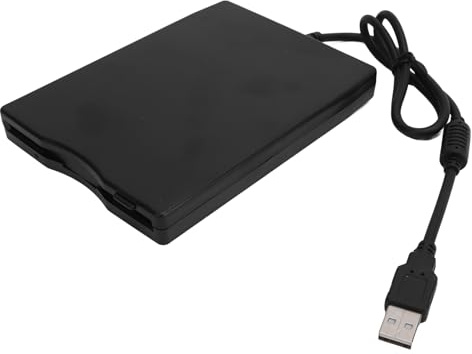 Bewinner 3,5 Zoll 1,44 MB FDD-Diskette, Tragbarer USB-Diskettenleser, Externer USB-Diskettenleser, Plug-and-Play für PC-Laptop