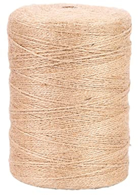 Gartenschnur, natürliches Juteschnur-Hanfseil, Robustes Juteseil for Basteln, Verpackungsschnur, Länge 1000 Meter, geeignet for Haus und Garten, Durchmesser 1,5 mm (Size : Diameter 1.5mm)
