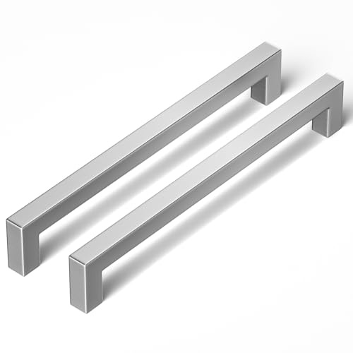 LONTAN 20 Pack Kitchen Cabinet Handles 160mm Cupboard Door Handles Stainless Steel Brushed Nickel Drawer Pulls for Wardrobe Cabinet Suitable for Bathroom, Bedroom, Living Room