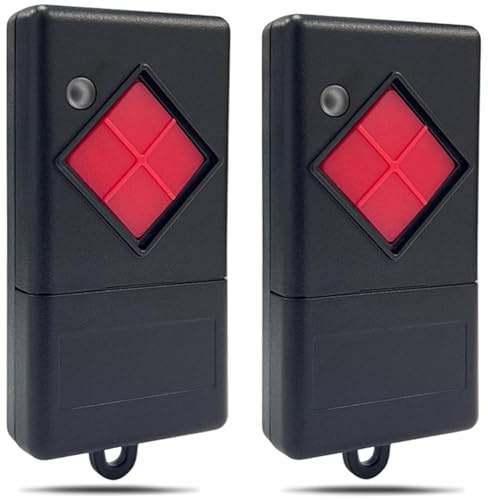 Garagentor Handsender 40,685MHz，2 Stück Ersatz-Fernbedienung Kompatibel mit Dicket MAHS40, MAHS40-01, MAHS40-04 40 MHz Fernbedienung 1 Kanal, Rote Taste