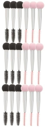 Baluue 18pcs Makeup Brushes Dual Head Sponge Brush and Eyelash Makeup Tools for Women Girls Ladies for Special Occasions