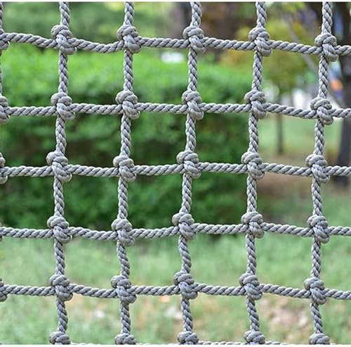 KjoiDWz Playground Rope Net Climbing Net For Kids Safety Protective Net Sturdy Rope Net For Kids Indoor And Outdoor Playing Net Yard Frame Climbing Net, Treehouse Rope Ladder(4 * 7m(12.12 * 21.21ft))