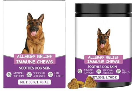 Suppléments pour chiens avec démangeaisons cutanées, suppléments pour inconfort cutané - Comprimés à mâcher pour la santé du pelage ennuyeux utilisation en intérieur extérieur appartement maison