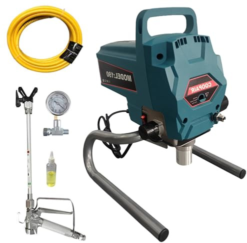 LADECNERHT 3300 PSI Pulverizador De Pintura De Pared Eléctrico Sin Aire De 950 W, Pulverizador De Alta Presión para Techos, Paredes, Vallas