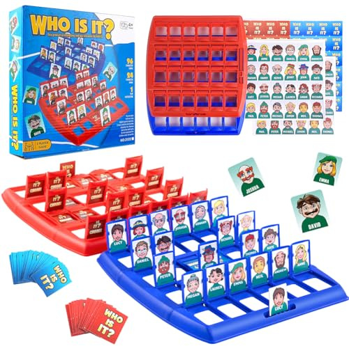 Gioco Indovina Chi? Giochi Da Tavolo Gioco Di Pensiero Logico Intellettuale Divertimento Per Tutta La Famiglia Un Classico Indovinello Adatto A Famiglie Feste Cene