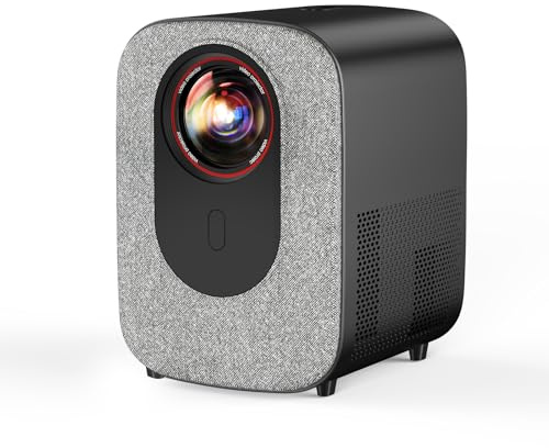 【Apps Officiell】 Videoprojecteur 4K Focus/Keystone Électrique Projecteur 25000 Lux Jimveo WiFi Bluetooth Retroprojecteur Natif Full HD 1080P Projecteur Video pour TV/iOS/Android/Phone/HDMI/USB