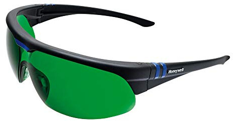 Honeywell 1000018 Op-Tema Safety Eyewear Blue Frame with Clear Anti-Scratch Lens