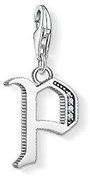 Thomas Sabo Damen Charm-Anhänger J Buchstabe Charm Club 925 Sterling Silber 1590-643-21