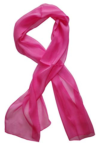 Posh Gear Damen Seiden Schal Chiffon Scialle aus 100% Seide