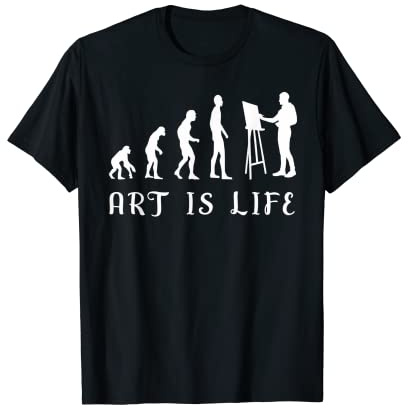 Artiste célèbre, évolution de l'homme T-Shirt