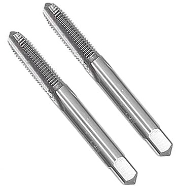 LOT DE 2 TARAUDS À MAIN M 4 M4 x 0.70 | M4x0.70 | ACIER 9Si-cr | FILETAGE MÉTRIQUE (1605)