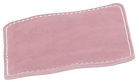 Snooker Queue Tuch, 9, 4 X 9, 4 cm, Raue Oberfläche, Leder, Pool Queue Reiniger, Billard Sportclub Reinigungstuch Zum Reinigen von Schweiß Vom Snooker(Rosa)