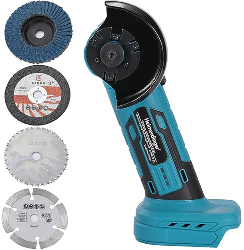 Brushless Mini Angle Grinder for Makita 18V Battery, 19500RPM Cordless Cutting Tool