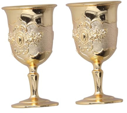 PHENOFICE 2pezzi Tazzoni Da Vino in Stile Retrò Calici Eleganti Per Vino e Spumante Coppa Da Di Design Per Feste e Banchetti