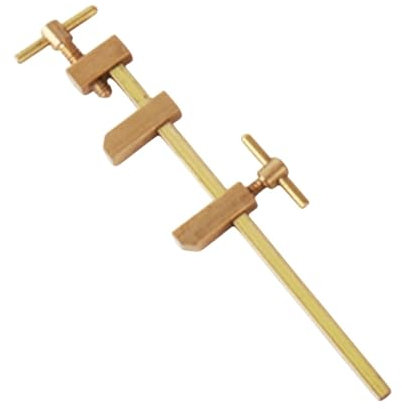 MagiDeal F Clamp Parallel Clamp Tool Measuring Adjustable Opening Brass Fast Fixed Clip DIY Carpentry Bar Clamp Japanese Wood Clamp, 120mm