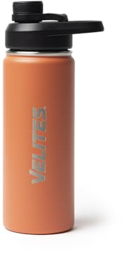 Velites Bouteille Thermique en Acier Inoxydable, Double Paroi 500 ml, Corail