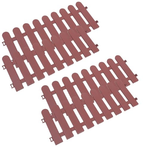 CIYODO Recinzione per Giardino Prato in Pvc 4 Pezzi per Piccole Tartarughe e Lucertole Design Spazioso e Compatibilità Versatile per Uso Esterno
