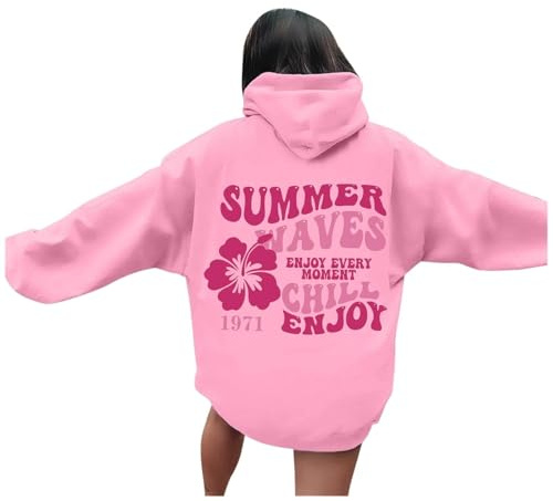 TOFOTL Sweat Polaire Femme Pull Angora Personnalisé Chaude Jacquard Hiver Pul Long Soiree Sweat Islandais Grosse Chauve Court pour Polaire Et Chemise de Noel Femme Rose L
