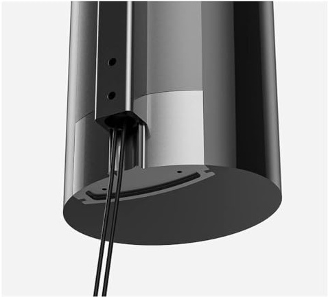 URPIZY Supporto per altoparlante satellitare Harman-KARDON SATS TS20/TS30/TS60, 20 x 15 x 4 cm, robusto materiale ABS, fissaggio altoparlante nero, facile da montare - 1 pezzo