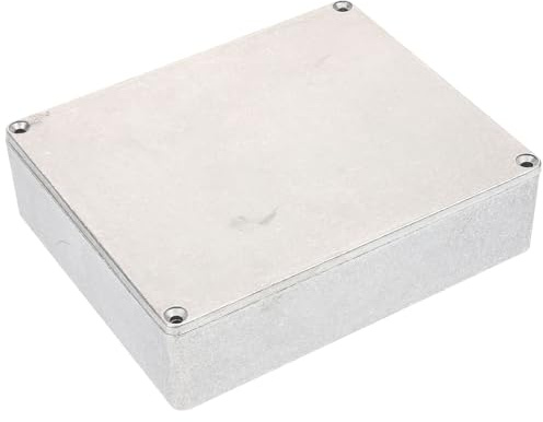 ULTECHNOVO Aluminium Pedalgehäuse für Gitarreneffekte mit Polierter Oberfläche Leicht zu Bedienen Robustes Stompbox Gehäuse für Selbstgemacht E gitarren Effektpedale