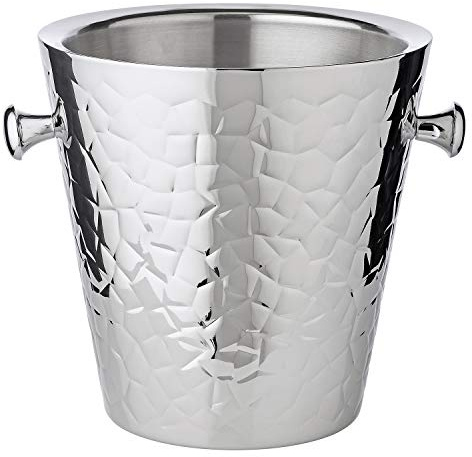 Edzard Secchiello per Spumante Capri/Secchiello per Bottiglia, Acciaio pregiato, Altezza 23 cm, ø 22 cm