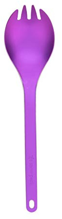 Snow Peak Spork SCT-004PR Japanisches Titan Ultraleicht Kompakt für Camping, Rucksackreisen, täglichen Gebrauch, Hergestellt in Japan, lebenslange Produktgarantie, violett, 40 x 165mm
