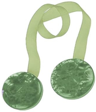 Fermatende in coppia con calamita in madreperla per cucina sala soggiorno semplici moderno interno a bottone tinta unita adattabile a tutti tipi di tende Verde scuro