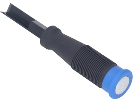 Right Angle Chisel, Premium Chrome Vanadium Steel with TPR Handle, Woodworking Tool for Slotting Cutting and Carving, Ideal for Carpentry Projects