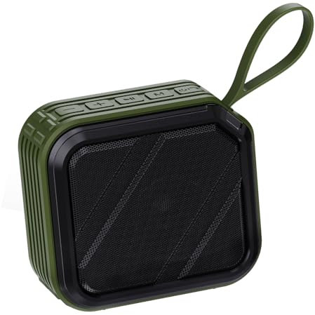JYX Haut Parleur Bluetooth, Enceinte Bluetooth Portable, IPX4 Étanche, Appairage TWS, Port Bluetooth/USB/TF Carte/AUX, pour Soirées Plage/Randonnées/Voyage, Vert