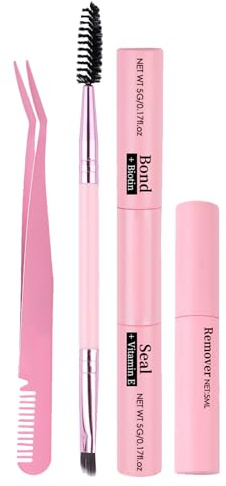 Lash Bond 2 in1,Cluster Lunga Durata Lash Glue,Colla per Ciglia Finte,Impermeabile Lashe Cluster Glue,Colla per Ciglia Finte,Colla Extension Ciglia Impermeabile,Colla Adesiva per Ciglia