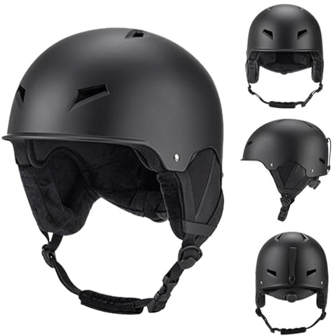 doorslay Skihelm Snowboardhelm für Herren Damen, Unisex Leichter Ski Snowboard Helm Größenverstellbar Schneesporthelm Schneehelm für Erwachsener Männer Frauen & Jugend zum