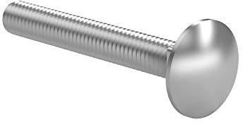 6X M8x100 Flachrundschrauben mit Vierkantansatz DIN 603 A2 Edelstahl UNI 5731 Schlossschrauben 6 Stück