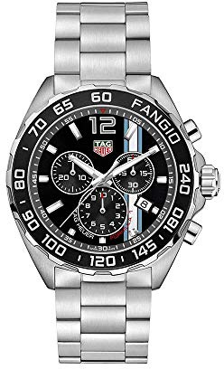 Tag Heuer Formula 1 Cronografo al quarzo quadrante nero orologio da uomo CAZ101H.BA0842, nero, cronografo, movimento al quarzo