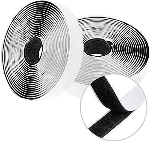 JJ PRIME - Nastro a strappo – Nastro biadesivo resistente 8 m – Rotolo di nastro adesivo largo 2 cm – Multifunzionale e versatile – Applicazione semplice – Ideale per appendere foto, scuole, casa