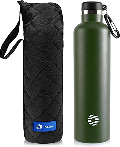 FEIJIAN Stainless Steel Water Bottle 750ml/1000ml Sports Flask Vacuum Insulated Water Bottle Leak Proof BPA Free Metal Water Bottle for School, Cycling, Sports and Gym