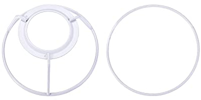 sourcing map 1 Set Lampenschirm Ring 100mm Durchm. Halter Rahmen für Lampenfassung Eisen