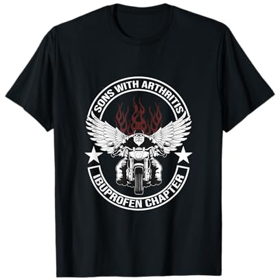 Sons with Arthritis Ibuprofen Chapter Motorcycle Gift T-Shirt