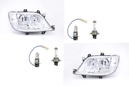 Johns, Scheinwerfer Halogen passend für Mercedes Sprinter 901 904 02- mit H7 H3 Set L R
