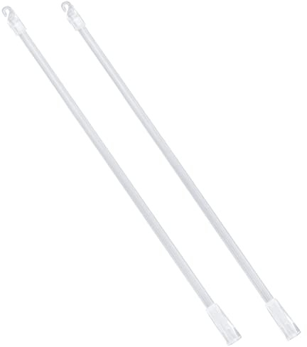Vesaneae 2pcs Verticale Bacchetta Cieca,12 pollici Bastone per maniglia di controllo cieco,Bacchetta inclinabile cieca con gancio e maniglia