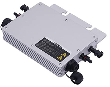 Wechselrichter Balkonkraftwerk Solar | Solarwechselrichter | Solarmikrowechselrichter 1200W/700W/600W mit LCD-Bildschirm | Wasserdichter Grid Tie Inverter 220V | Solar-Inverter (1200W)