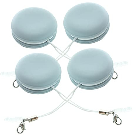 AOKWAWALIY Macaron Screen Cleaner 4 Pack Phone Screen Cleaner with Lanyard Reusable Cleaning Cloth for Fingerprints Dust Tablet Eyeglasses Lens and Computer Cleaning