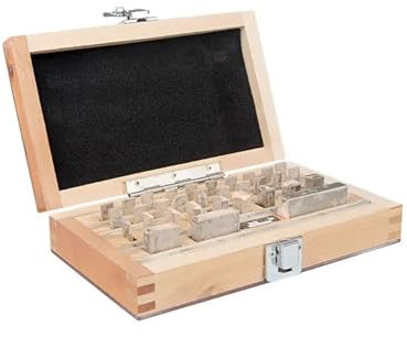 FUNTLY endmaße Set 32 Teile/Satz 1 Grade 0 Grade Inspektion Block Gauge Test Messschieber Blöcke Messinstrumente (Color : 0 Grade)