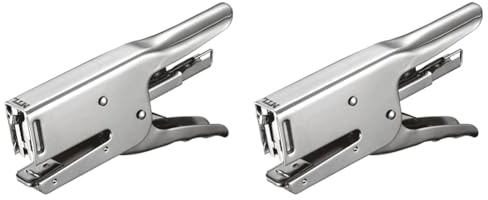 MTL 79009 - Grapadora tenaza cromada (Paquete de 2)