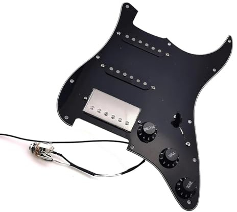 Vorverdrahtetes Schlagbrett, 7-Wege-Typ, vollständig geladene SSH-Single-Coil- und Humbucker-Tonabnehmer, Gitarrenteile (Color : 2)