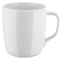 Alessi Itsumo NF07/89 - Mug Design, Usage Quotidien, Esthétique Minimale, en Porcelaine Blanche, 30 cl