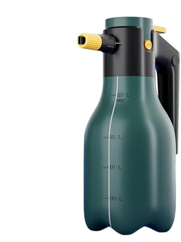 Schaumsprüher, Wiederaufladbarer Auto-Schaumsprüher, 2L Tragbares Gartenbewässerungswerkzeug, Verstellbare Sprühdüse, Ergonomischer Griff für LKW, Fenster, Glasreinigung, Schwarz