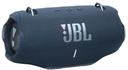 JBL Xtreme 4 Portable Bluetooth Speaker Pro Sound and Convenient Shoulder Strap, IP67 Waterproof, Built-In Power Bank without Power Adaptor, Blue