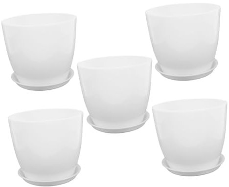 Abaodam Macetas De Plástico para Viveros Jardineras Plato para Orquídeas y Suculentas Recipientes Ventilados y Transpirables