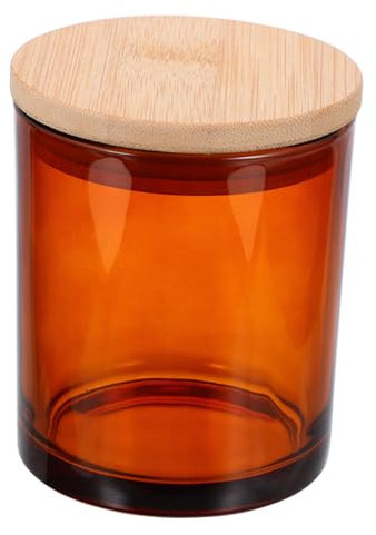 Gadpiparty 4ensembles Bougie Parfumée Pot Avec Couvercle Pot De Bougie Verre Pour Aromathérapie Et Fabrication Diy