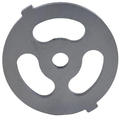 Durlo Lot De 2 Disques Et Lames En Acier Inoxydable Pour Hachoir À Viande, Accessoires Pour Hachoir À Viande 7 Mm, Trois Trous